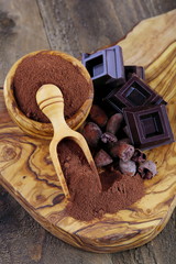 Cacao e cioccolato fondente