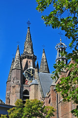 I canali di Delft - Olanda - Paesi Bassi, la Oude Kerk