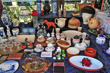 Mercato dell'antiquariato a Delft - Olanda - Paesi Bassi