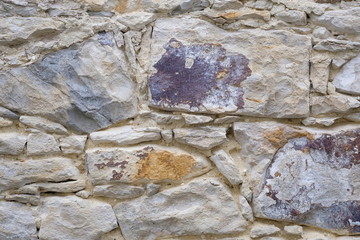 Background with the image of a stone wall