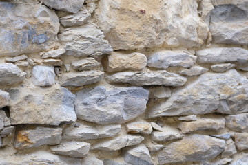 Background with the image of a stone wall