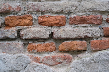 Background with the image of a brick wall