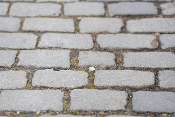 Background with the image of a stone pavement