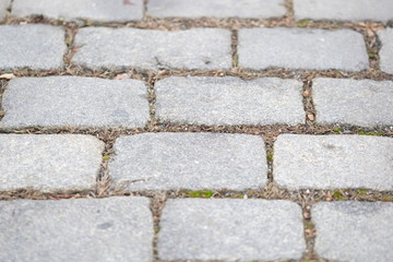 Background with the image of a stone pavement