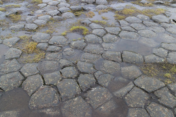 Kirkjubaejarklaustur Church Floor Basalt