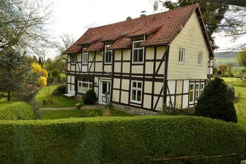 Half-timbered building in Germany