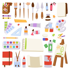 Artist icons vector.