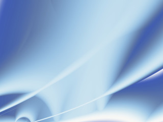 Blue abstract fractal with spatial effects. For technical, business, industrial projects and designs, templates, layouts, pamphlets, book covers, presentations, background for desktop or mobile phone.