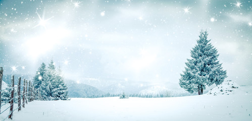 snowy winter landscape