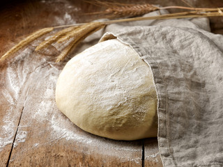 fresh raw dough