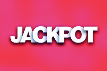 Jackpot Concept Colorful Word Art