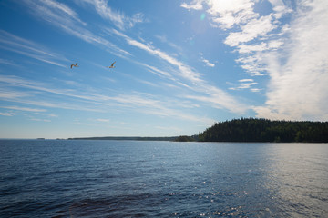 Valaam Island Landscape in the morning