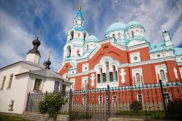 Fototapeta na wymiar Valaam Savior Transfiguration (Spaso-Preobrazhensky) monastery. Karelia, North of Russia.