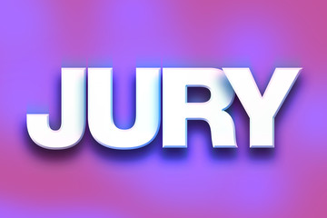 Jury Concept Colorful Word Art