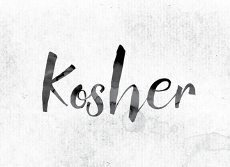 Kosher Concept Painted in Ink