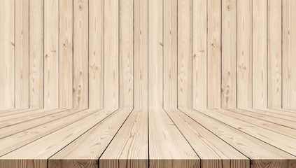Wood texture background. oak wood wall and floor