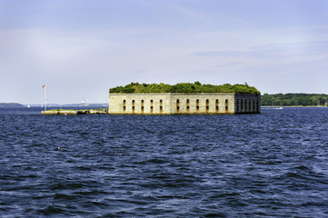 Fort Gorges Casco Bay