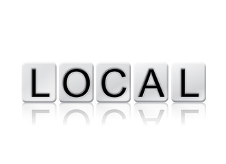 Local Isolated Tiled Letters Concept and Theme