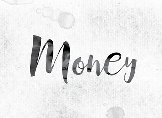Money Concept Painted in Ink