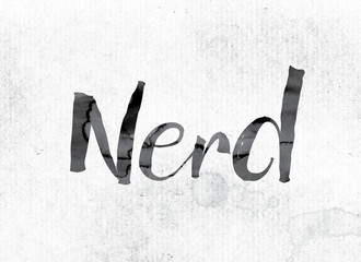 Nerd Concept Painted in Ink