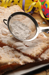 Crostoli italian carnival sweets