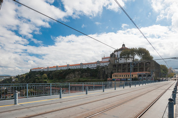 Travel, Portugal, Porto,Dom Luis 1 Bridge / World heritage に指定された街に架かるDom...