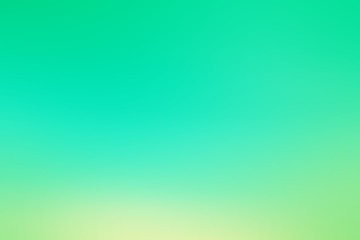 Gradient blue and green  soft abstract background
