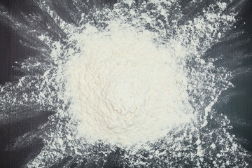 Bakery products. Preparation. Flour. Cooking. Tasty and healthy food.