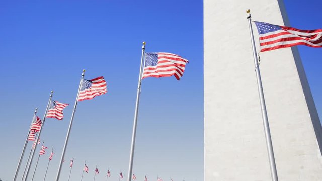 video shot in washington dc of the obelisk