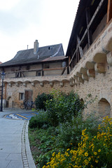 Obraz premium Wehrgang der Stadtbefestigung von Gunzenhausen