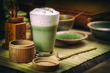 Matcha green tea latte
