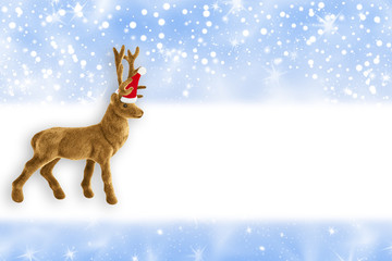 Christmas -  Reindeer and snow