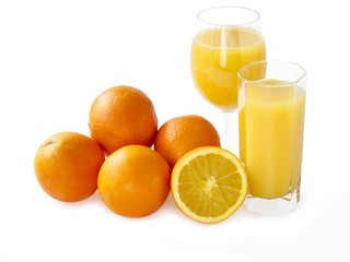 oranges and juice
