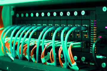 Network switch and ethernet cables