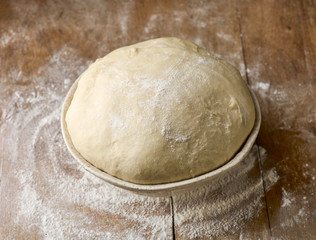 fresh raw dough