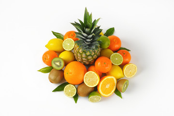 fresh tropical fruits