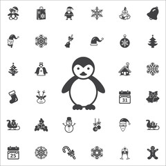 Penguin Christmas icon