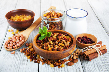 Homemade granola