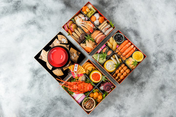 おせち料理 General Japanese New Year dishes(osechi)