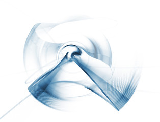 Computer generated fractal illustration of a spherical
