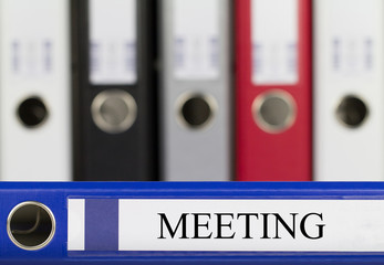 Meeting / Aktenordner