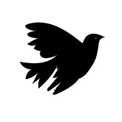 Dove.Black for your design 