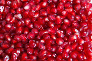 pomegranate seeds background