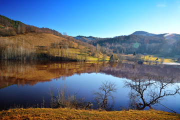 Cyanide lake at Geamana (Romania)