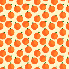 Seamless fruit pattern.