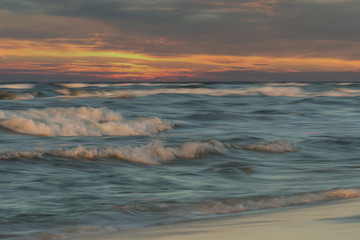 Wellen an der Ostsee