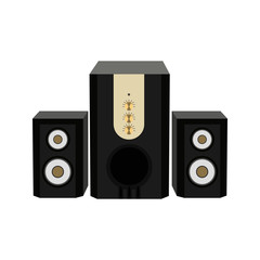 Fototapeta premium sound system flat icon