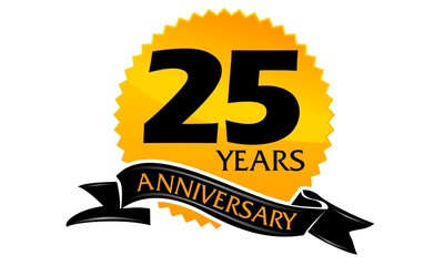 25 Years Ribbon Anniversary 