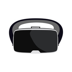 virtual reality glasses flat icon