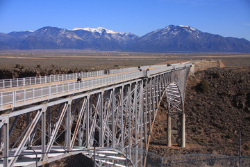 The Rio Grande Gorge Bridge